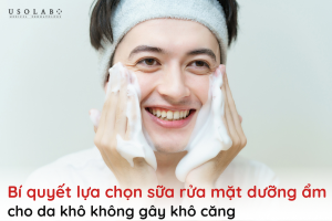 sữa rửa mặt dưỡng ẩm cho da khô
