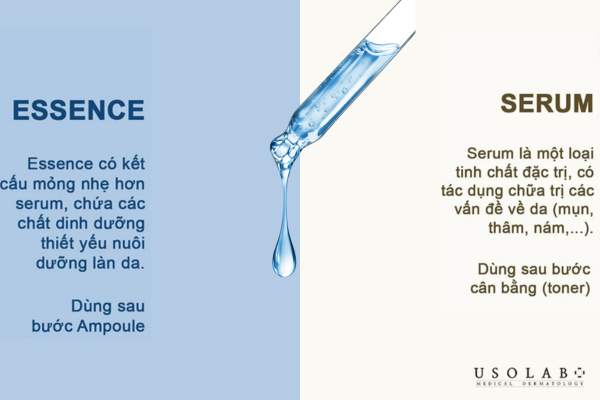 Thứ tự dùng serum và essence