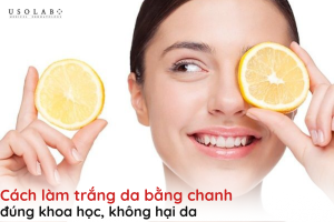 cách làm trắng da bằng chanh