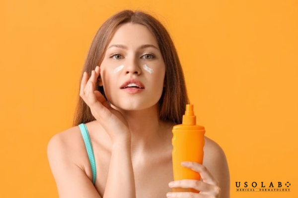 Sau khi dùng serum không thoa kém chống nắng gây bắt nắng, sạm da