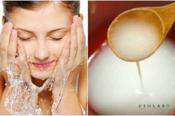 Nước vo gạo chứa vitamin nhóm B, khoáng chất giúp làm sáng da