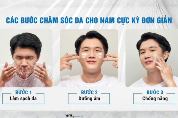 Routine mỹ phẩm cho nam giới siêu đơn giản