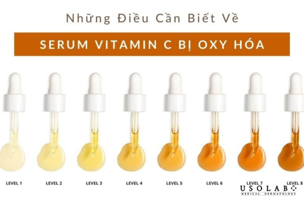 Serum vitamin C bị vàng do oxy hóa là hiện tượng hoạt chất vitamin C Serum vitamin C bị vàng do oxy hóa là hiện tượng hoạt chất vitamin C