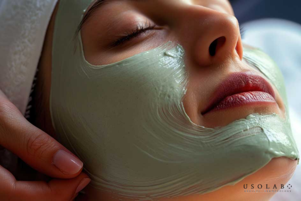 Làm sạch da trước khi đắp, thoa lớp mặt nạ mỏng, đều