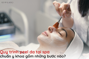 quy trình peel da tại spa