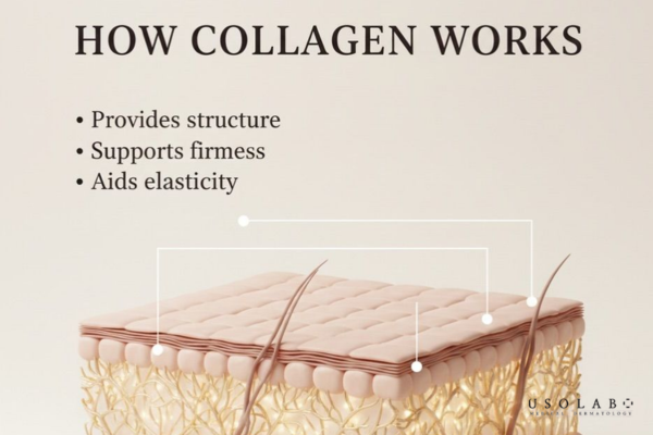 Phân tử collagen tự nhiên có kích thước khá lớn nên khó thẩm thấu sâu