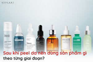 sau khi peel da nên dùng sản phẩm gì