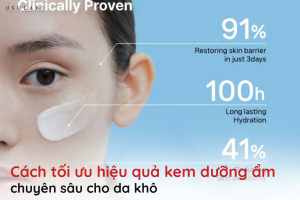 kem dưỡng ẩm chuyên sâu cho da khô