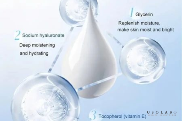 Là sản phẩm ẩm mạnh, phục hồi hàng rào bảo vệ da và giảm tình trạng mất nước Là sản phẩm ẩm mạnh, phục hồi hàng rào bảo vệ da và giảm tình trạng mất nước