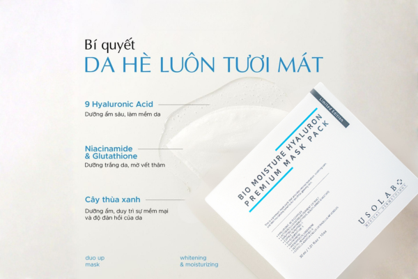 Mặt nạ Hyaluronic Acid cấp nước cho da Mặt nạ Hyaluronic Acid cấp nước cho da