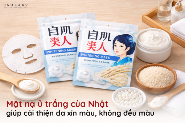 mặt nạ ủ trắng của nhật