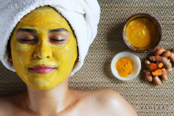 Mặt nạ bột nghệ + sữa Mặt nạ bột nghệ + sữa