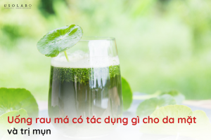 uống rau má có tác dụng gì cho da mặt
