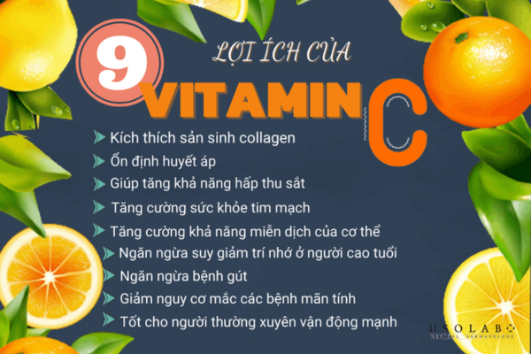 Vai trò của Vitamin C với cơ thể