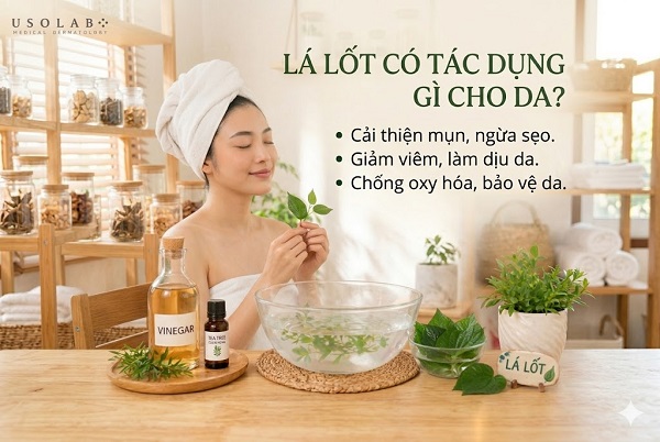 Lá lốt có tác dụng gì cho da trong chăm sóc mụn và phục hồi da