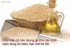 dầu mè có tác dụng gì cho da mặt