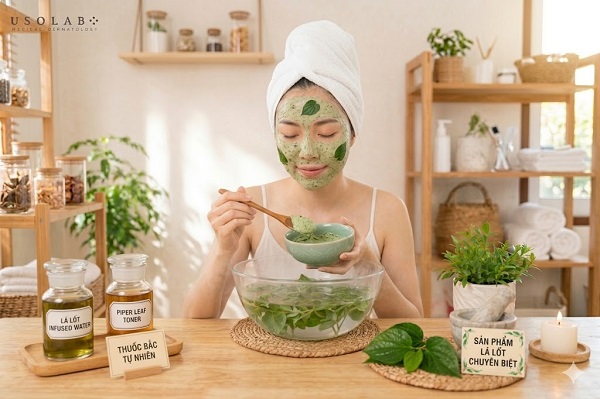 Lá lốt phù hợp với loại da nào