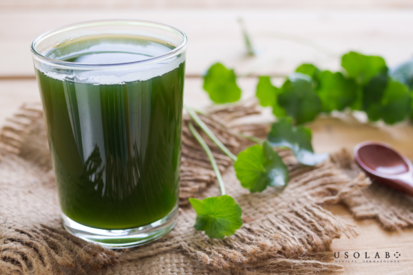 Uống rau má không phải là phương pháp làm trắng da trực tiếp Uống rau má không phải là phương pháp làm trắng da trực tiếp