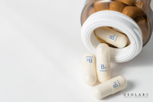 Vitamin B6 có thể được sử dụng theo hai đường chính: đường uống (toàn thân) và bôi ngoài da