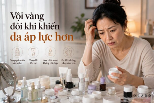 phục hồi da yếu