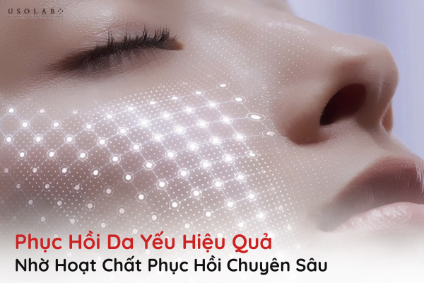 phục hồi da yếu