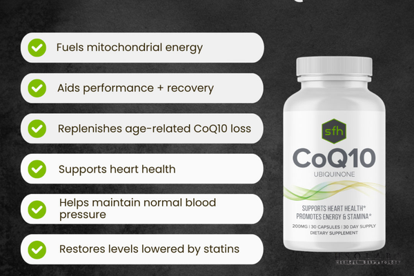 Coenzyme Q10, thường được gọi ngắn gọn là CoQ10 Coenzyme Q10, thường được gọi ngắn gọn là CoQ10