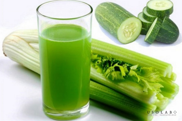 uống gì cho mát gan hết mụn