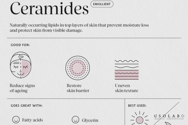 Hoạt chất phối hợp cùng Ceramide để phục hồi da barrier tối ưu