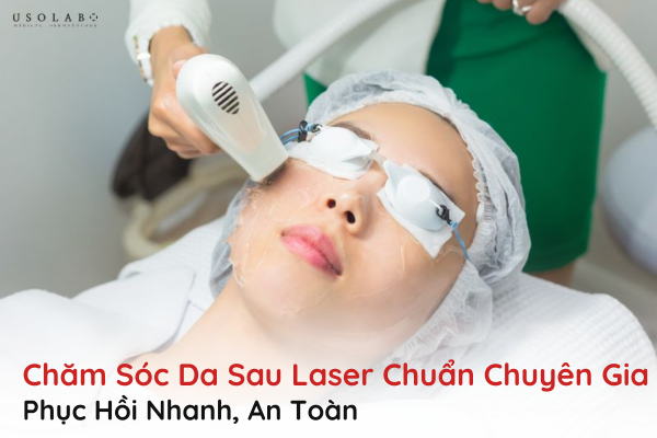 chăm sóc da sau laser