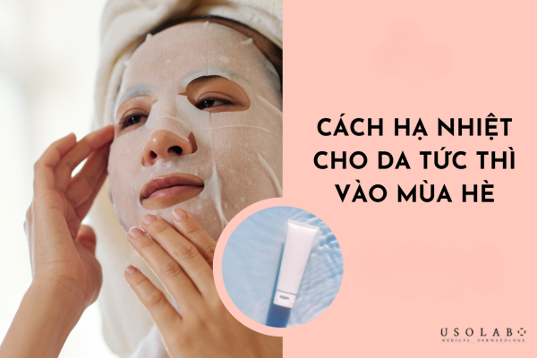 phục hồi da nóng rát sau treatment