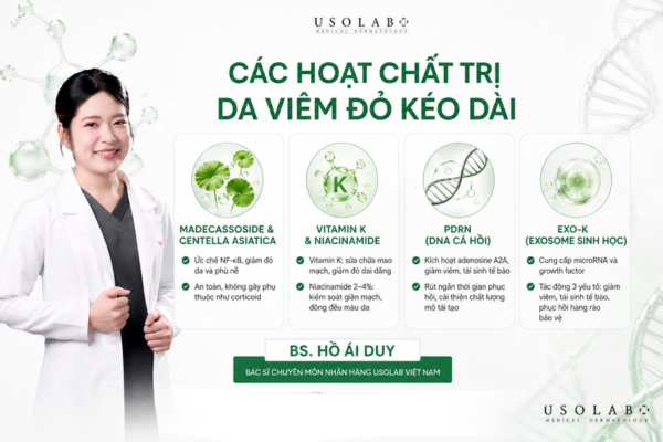 da viêm đỏ kéo dài