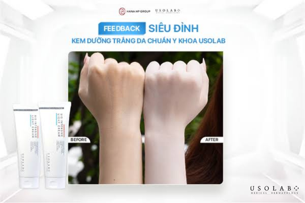 kem make up body cho khách sau tắm trắng tại spa