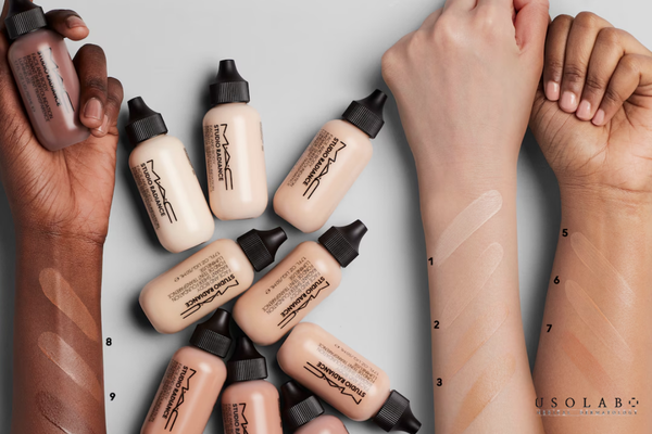 kem make up body cho khách sau tắm trắng tại spa
