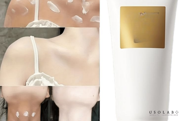 kem make up body cho khách sau tắm trắng tại spa