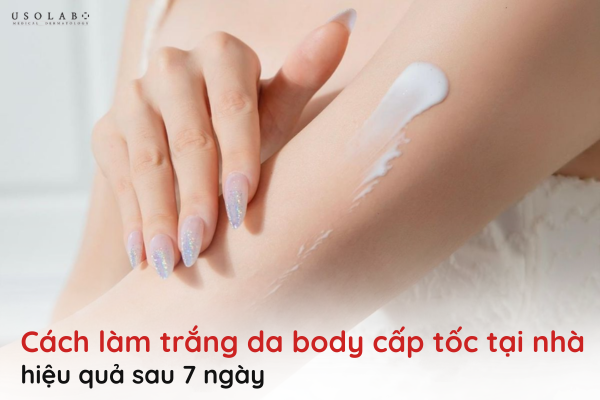 cách làm trắng da body cấp tốc tại nhà