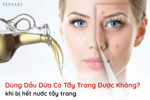 dầu dừa có tẩy trang được không