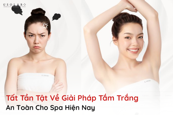 giải pháp tắm trắng an toàn cho spa