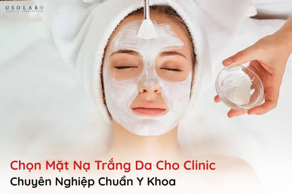 mặt nạ trắng da cho clinic