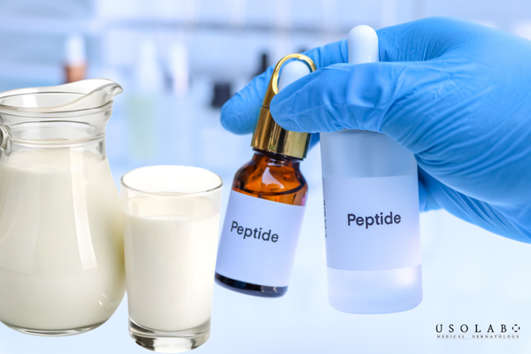ủ trắng sữa dê kết hợp peptide cho spa