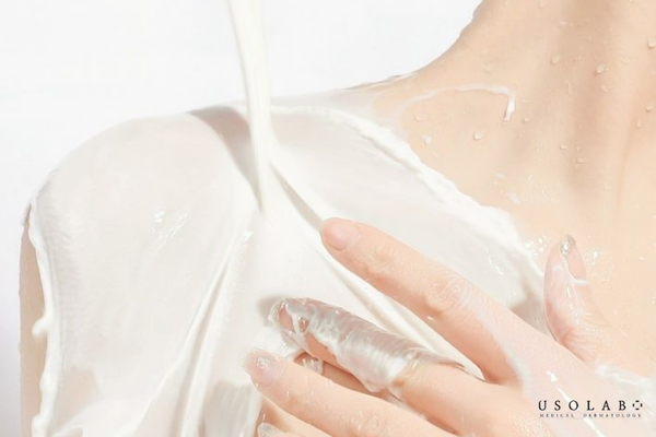 ủ trắng sữa dê kết hợp peptide cho spa