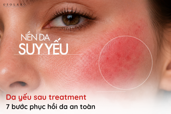 da yếu sau treatment