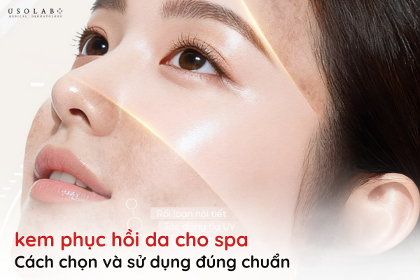 kem phục hồi da cho spa