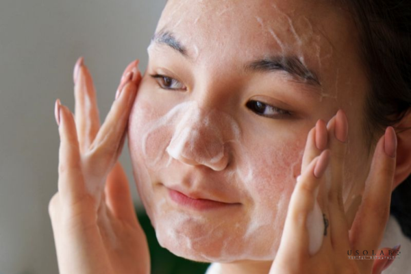 routine phục hồi da sau treatment