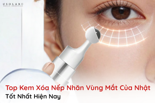 kem xóa nếp nhăn vùng mắt của nhật