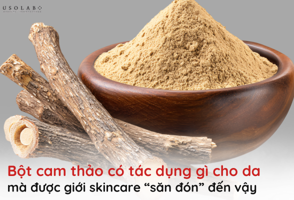 bột cam thảo có tác dụng gì cho da
