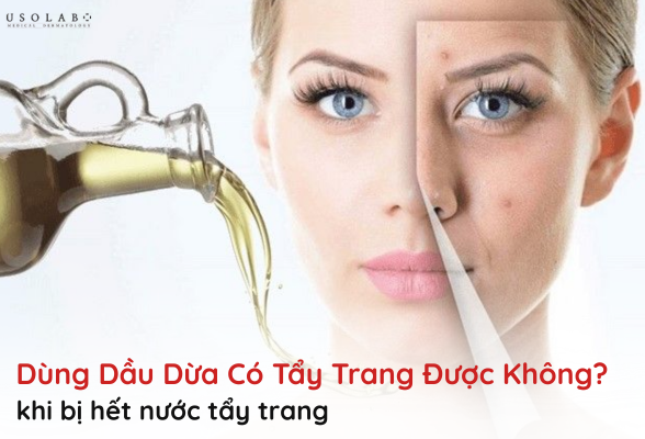 dầu dừa có tẩy trang được không