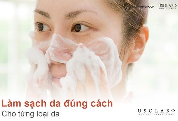 Hướng dẫn làm sạch da đúng cách cho từng loại da