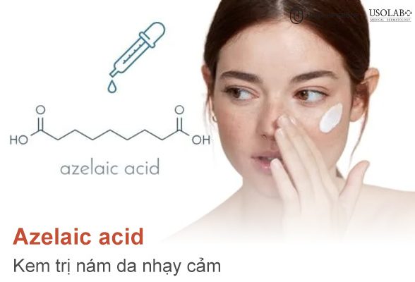 Azelaic Acid kem trị nám cho da nhạy cảm: An toàn, hiệu quả, không bong tróc