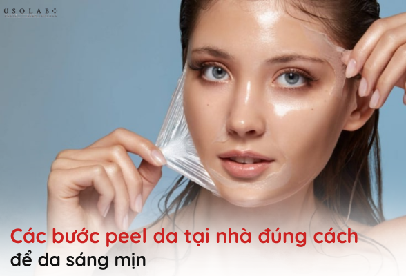 các bước peel da tại nhà