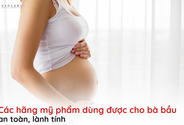 các hãng mỹ phẩm dùng được cho bà bầu